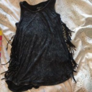 Black tank top